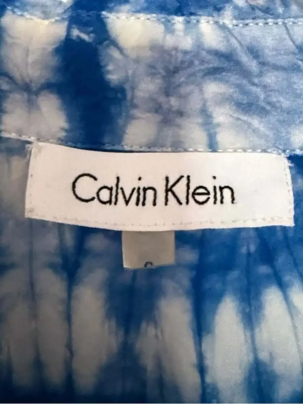 Calvin Klein Tie-dye Casual Swim, Beach Dress/coverup Size Small